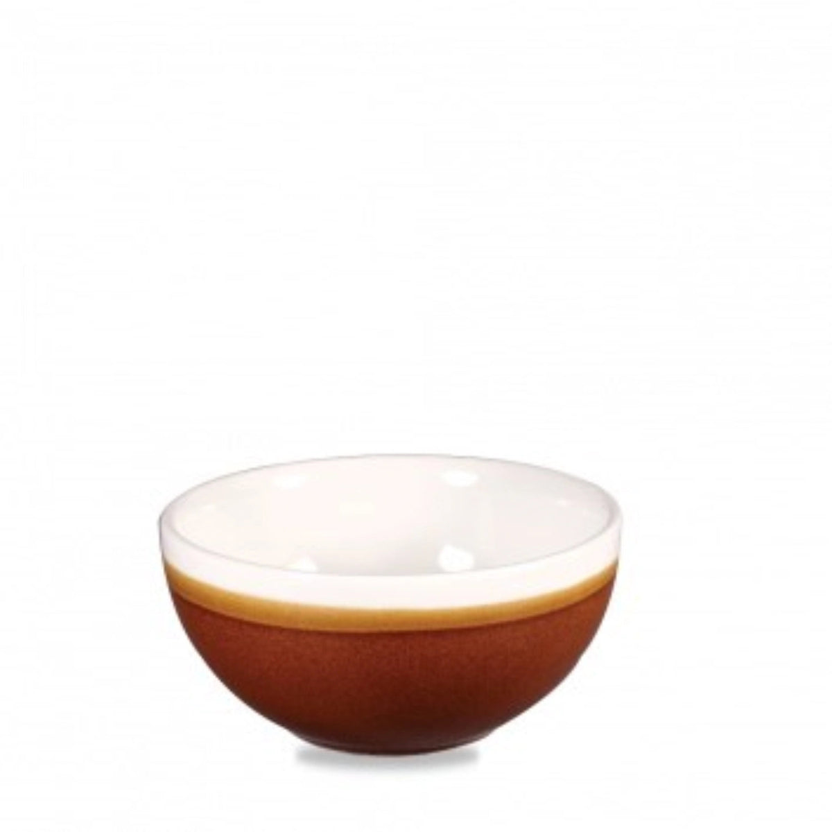 Monochrome Cinnamon Brown Schale 47cl in Braun präsentiert im Onlineshop von KAQTU Design AG. Schale ist von Churchill