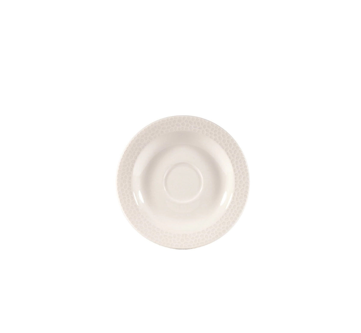 Isla White Untertasse 12.8cm in Weiss präsentiert im Onlineshop von KAQTU Design AG. Tasse ist von Churchill