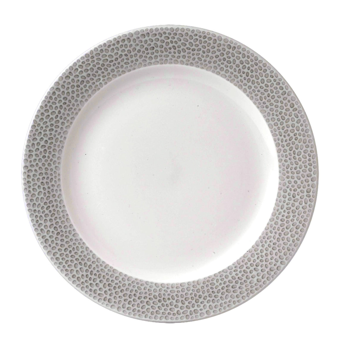 Isla Spinwash Shale Grey Teller in Grau präsentiert im Onlineshop von KAQTU Design AG. Teller ist von Churchill