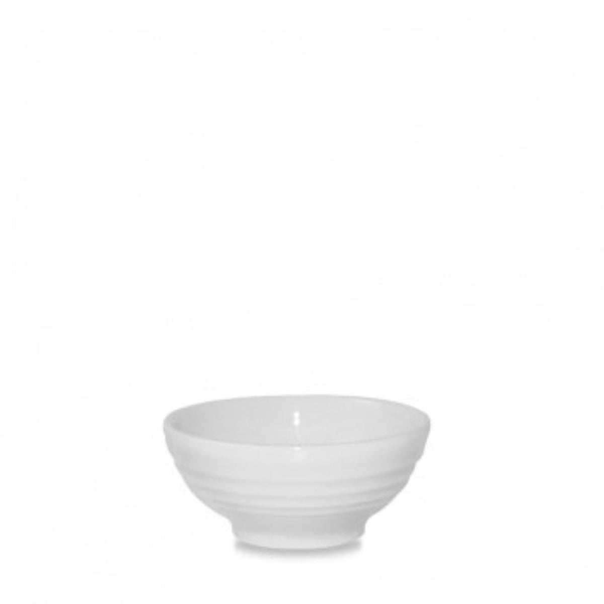 Bit on the Side White Ripple Snack Schüssel 10.4x4.9cm 17cl in Weiss präsentiert im Onlineshop von KAQTU Design AG. Schüssel ist von Churchill