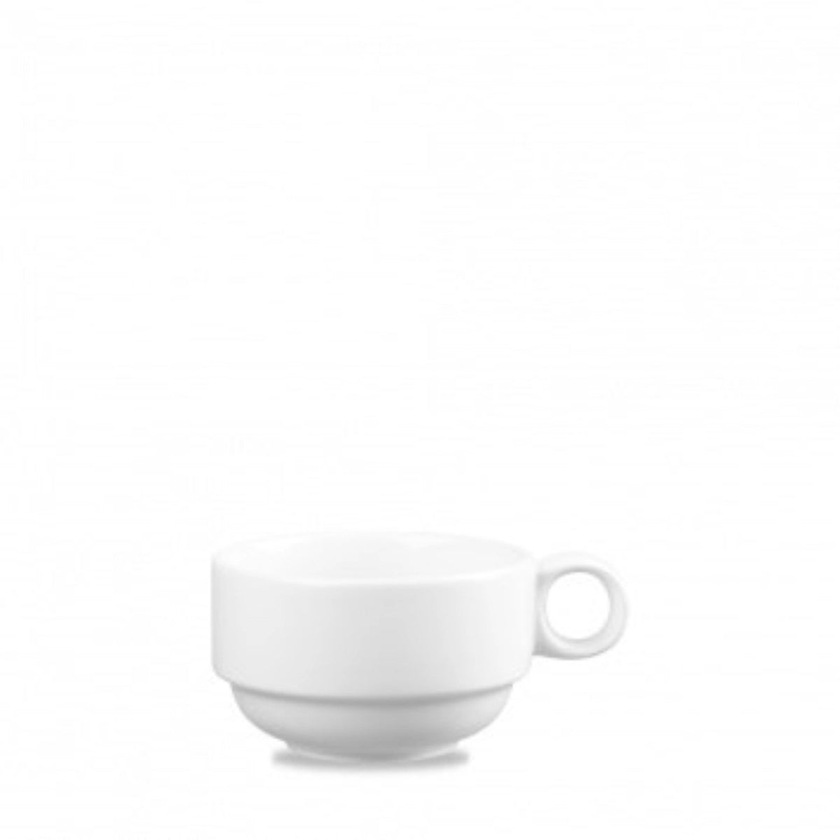Profile White Tasse stapelbar 28cl H6.5cm, D10cm in Weiss präsentiert im Onlineshop von KAQTU Design AG. Tasse ist von Churchill