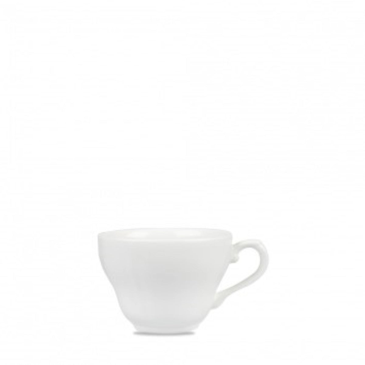 V.P. White Georgian Tee Tasse 19.8cl H7cm, D9cm in Weiss präsentiert im Onlineshop von KAQTU Design AG. Tasse ist von Churchill