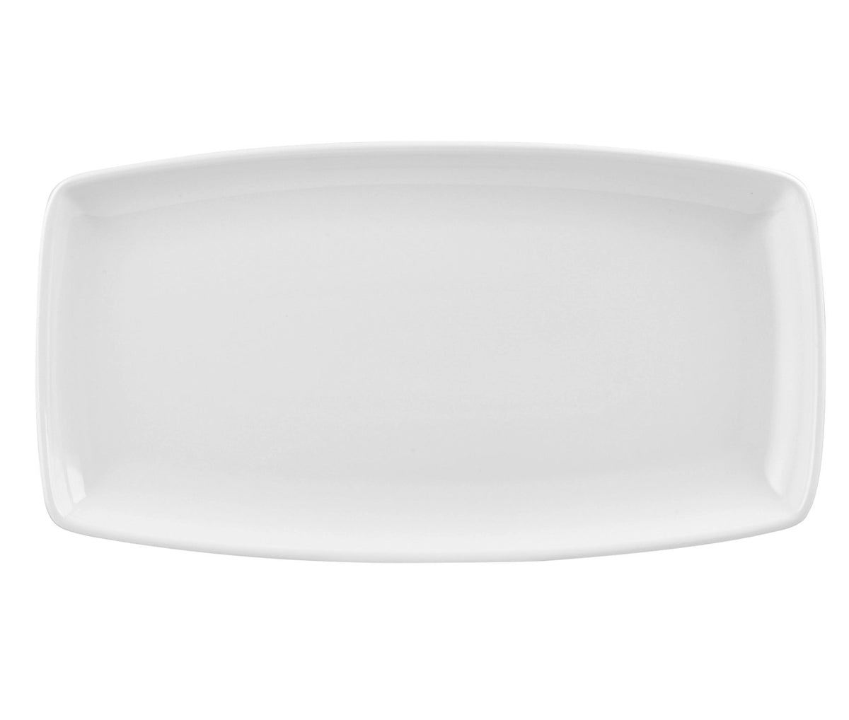 X Squared White Länglicher Teller 29.5cmx15cm in Weiss präsentiert im Onlineshop von KAQTU Design AG. Teller ist von Churchill