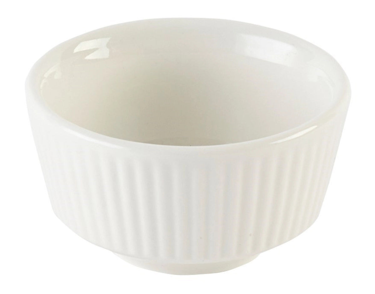 Weisse Dip-Schale Nourish White Kochi von Churchill aus glasierter Keramik