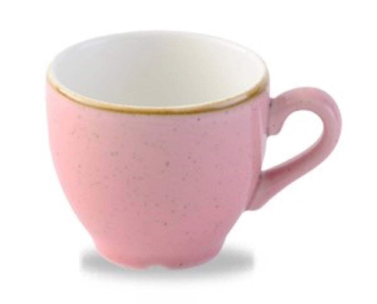 Stonecast Beverage Petal Pink Espresso Tasse 10cl H5.5cm in Pink präsentiert im Onlineshop von KAQTU Design AG. Espressotassen ist von Churchill