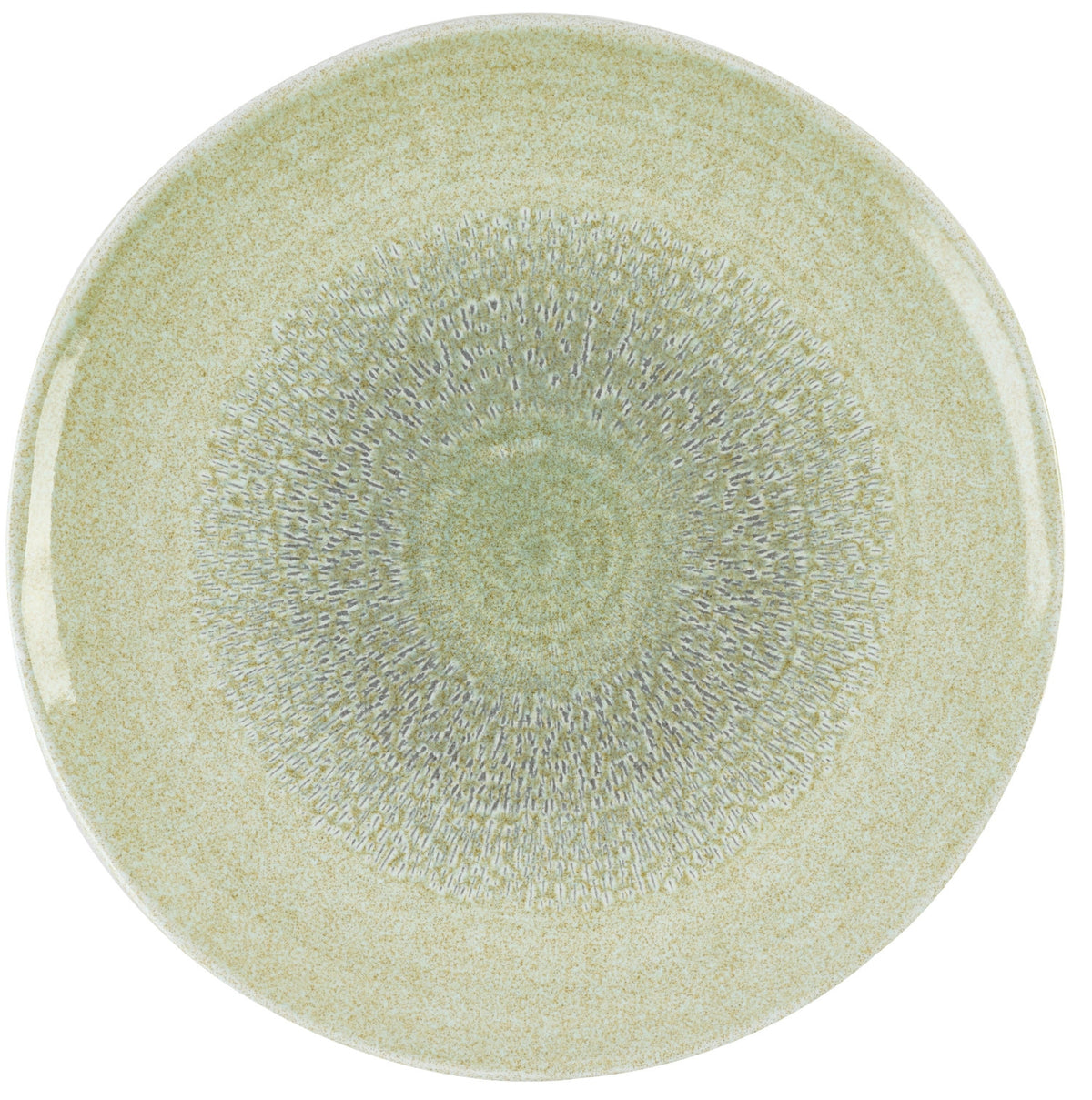 Beige Schüssel Harvest Grain Coupe von Churchill, Keramik, mit handgemachtem Rand