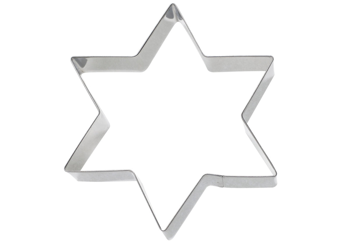 Lebkuchen-Ausstechform Stern, 12cm in Silber präsentiert im Onlineshop von KAQTU Design AG. Ausstecher ist von Westmark