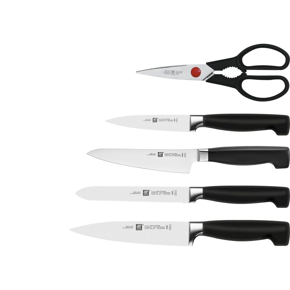 Four Star Messerblock "Lady Block", schwarz, 6-tlg. in Schwarz präsentiert im Onlineshop von KAQTU Design AG. Messerblock ist von Zwilling Kitchen