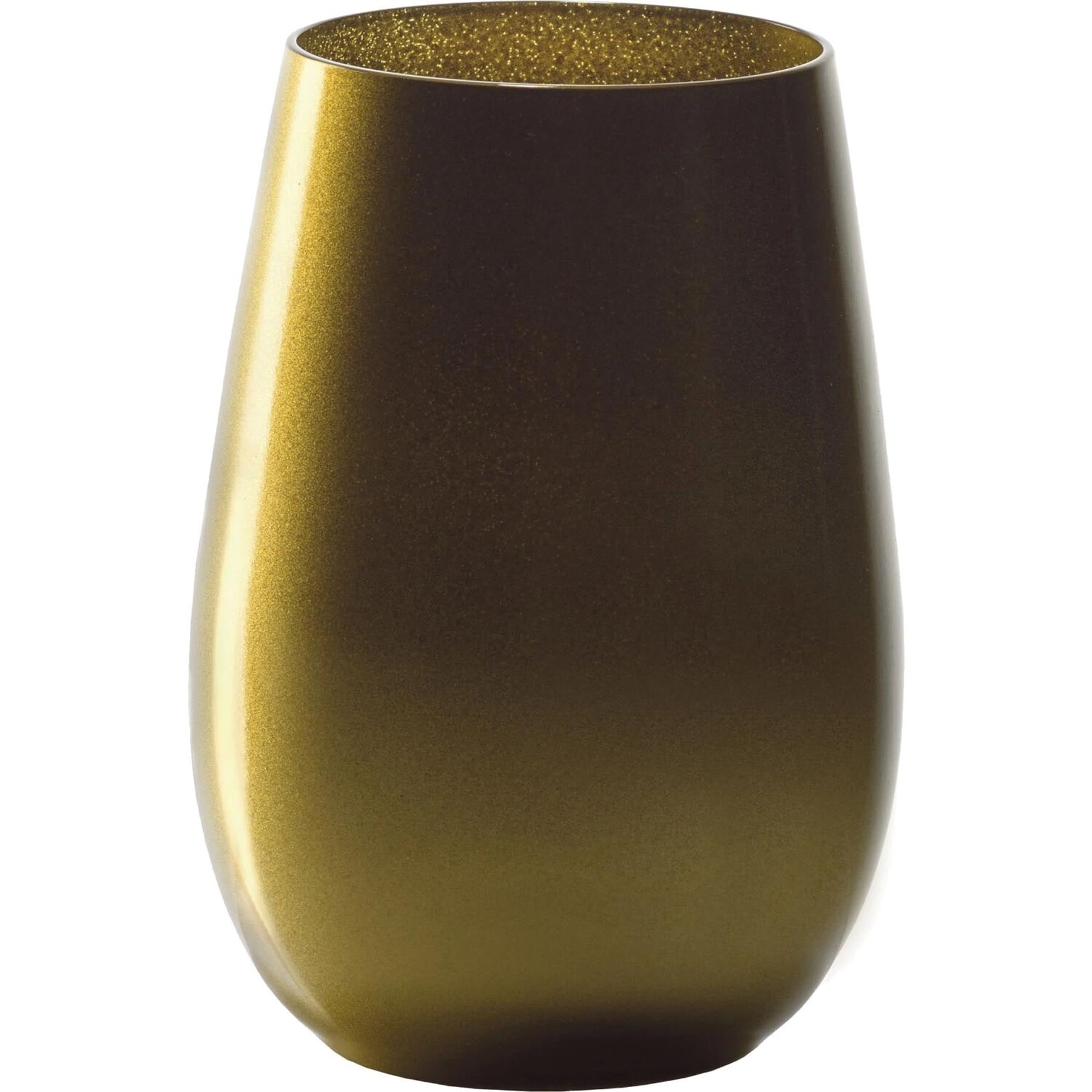 Elements Becher 465ml gold in Gold präsentiert im Onlineshop von KAQTU Design AG. Glas ist von Stölzle