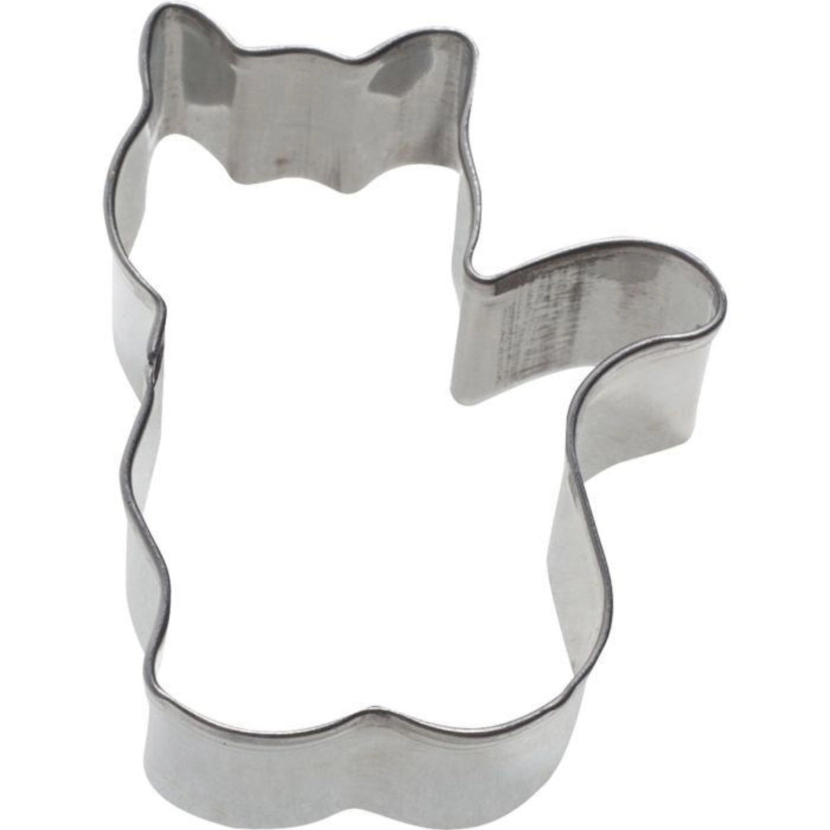 Ausstechform Katze sitzend, 5cm in Silber präsentiert im Onlineshop von KAQTU Design AG. Ausstecher ist von Westmark