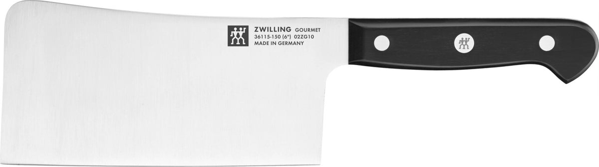 ZWILLING Gourmet Hackmesser, 150 mm in Schwarz präsentiert im Onlineshop von KAQTU Design AG. Küchenmesser ist von Zwilling Kitchen