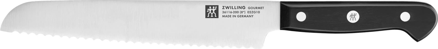 Elegantes 3-teiliges Gourmet Messerset von Zwilling, ideal für präzises Schneiden und vielseitige Küchenanwendungen.