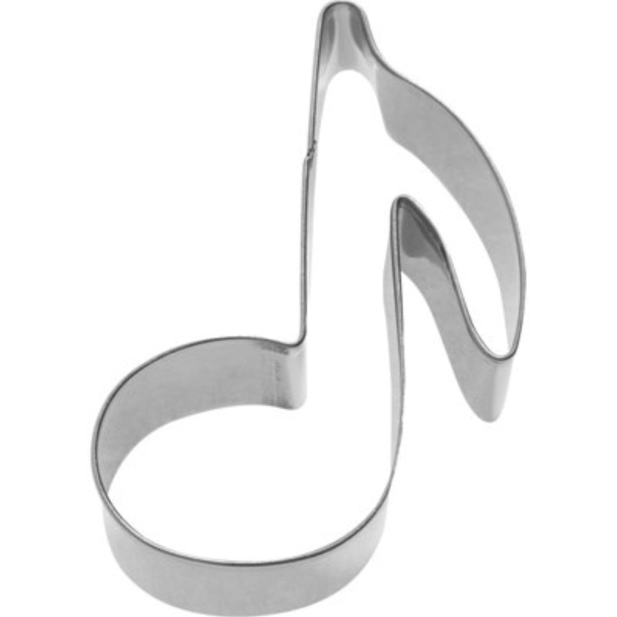Ausstechform Musiknote, 7cm in Silber präsentiert im Onlineshop von KAQTU Design AG. Ausstecher ist von Westmark