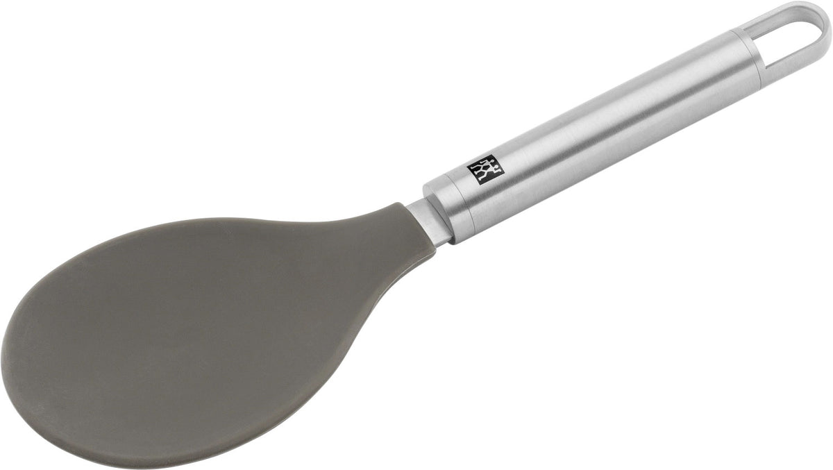 Pro Reislöffel, Silikon, 28.7cm in Silber präsentiert im Onlineshop von KAQTU Design AG. Schöpflöffel ist von Zwilling