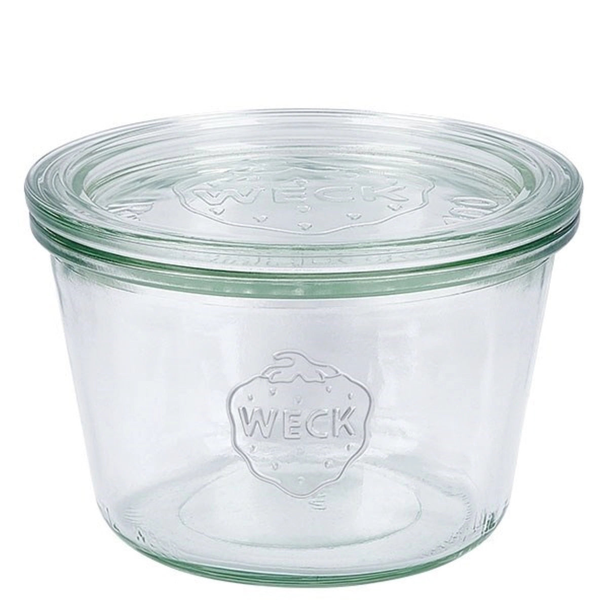 WECK Sturzglas 370ml RR100 mit Deckel in Transparent präsentiert im Onlineshop von KAQTU Design AG. Aufbewahrungsbehälter ist von Weck