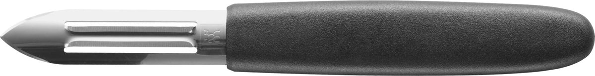 Twin Grip Sparschäler 65mm in Schwarz präsentiert im Onlineshop von KAQTU Design AG. Küchenmesser ist von Zwilling Kitchen