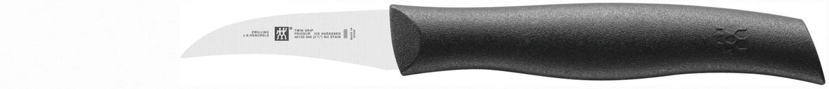 TWIN Grip Schälmesser 60 mm in Schwarz präsentiert im Onlineshop von KAQTU Design AG. Küchenmesser ist von Zwilling Kitchen