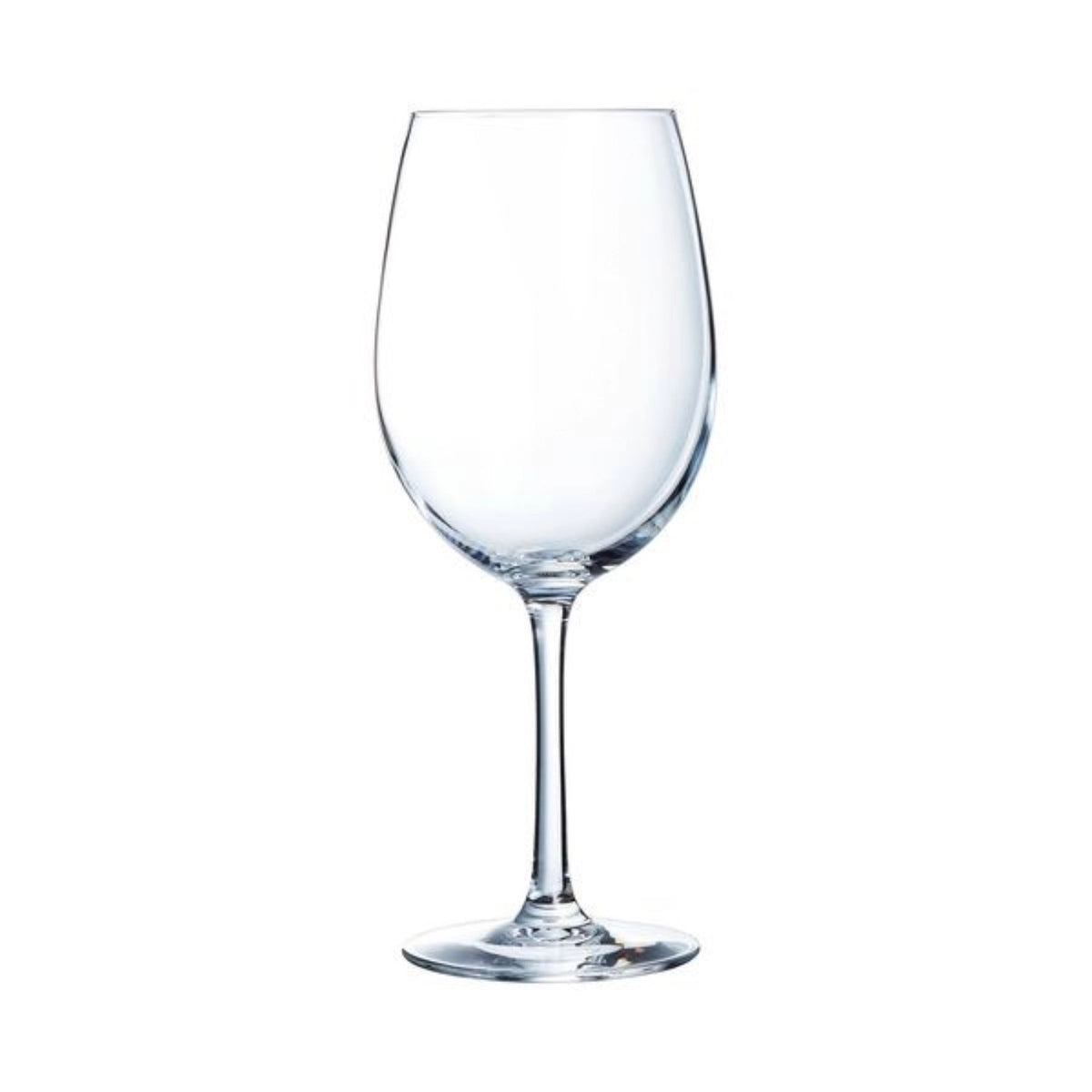 Transparentes Stielglas aus Glas in Tulpenform von Arc, CS Cabernet Tulip Stielglas 0.58lt, Grösse 9.4 x 9.4 x 23 cm.