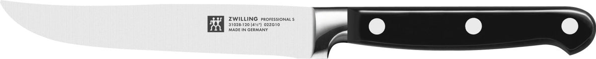 Professional "S" 4er Set Steakmesser in Schwarz präsentiert im Onlineshop von KAQTU Design AG. Küchenmesser ist von Zwilling Kitchen