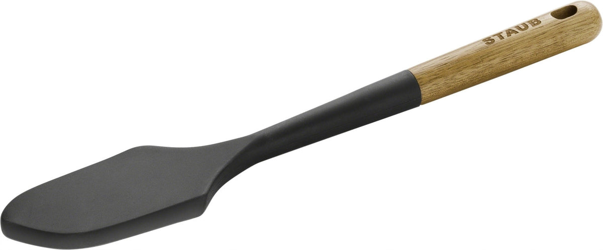 Teigschaber, 30 cm Akazie Silikon in Braun präsentiert im Onlineshop von KAQTU Design AG. Küchenhelfer ist von Staub
