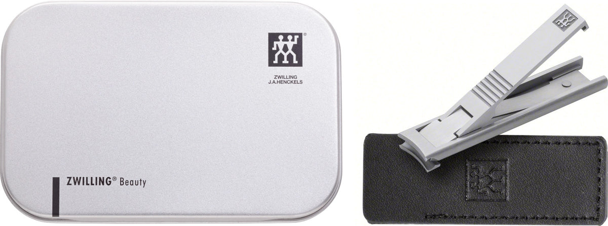 Nagelknipser TWIN S mattiert Box, 60 mm in Silber präsentiert im Onlineshop von KAQTU Design AG. Pflege ist von Zwilling Beauty