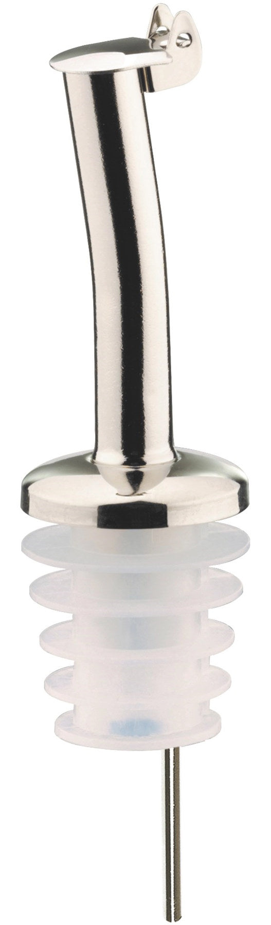 Ausgiesser Inox mit Silikonkorken u. Metallkäppchen in Silber präsentiert im Onlineshop von KAQTU Design AG. Ausgiesser ist von Westmark