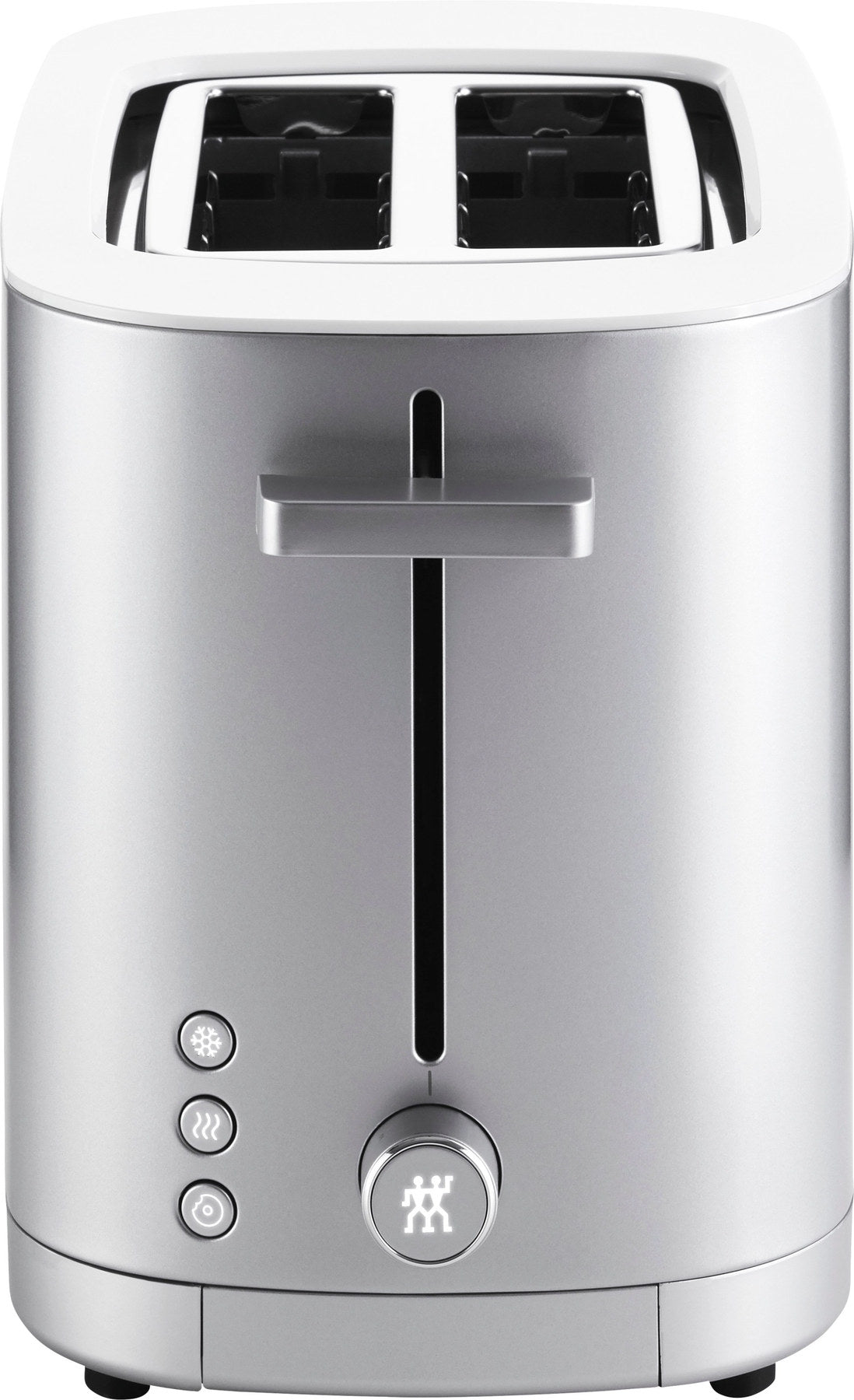 Enfinigy Toaster 2 mit Brötchenaufsatz silber in Silber präsentiert im Onlineshop von KAQTU Design AG. Küchengerät ist von Zwilling Kitchen
