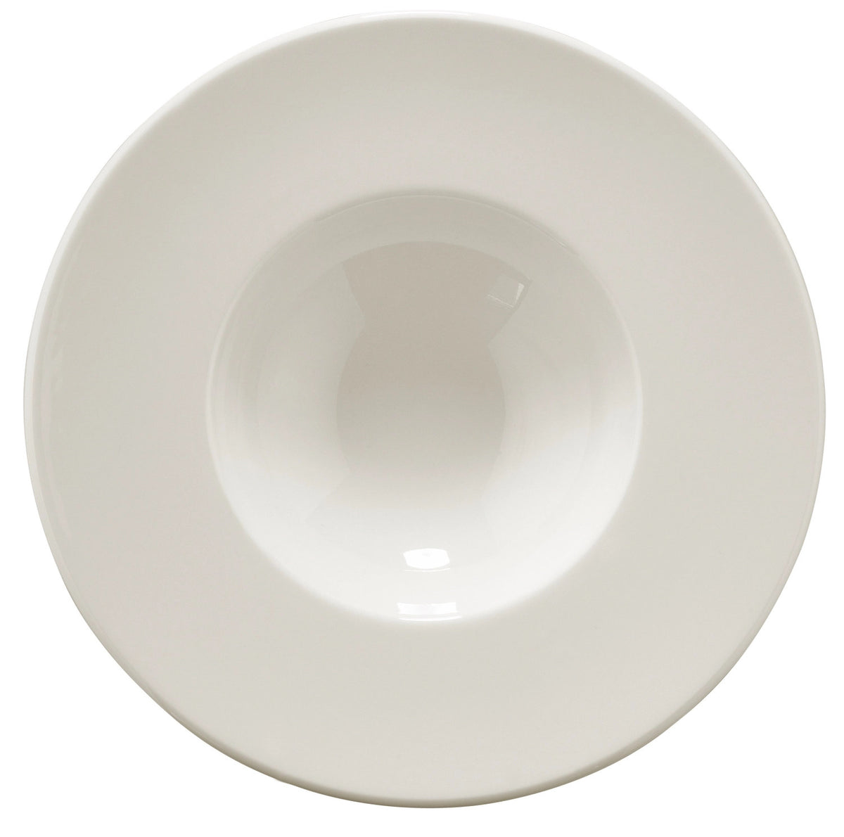 White Banquet Teller tief D28cm in Weiss präsentiert im Onlineshop von KAQTU Design AG. Teller ist von Bonna