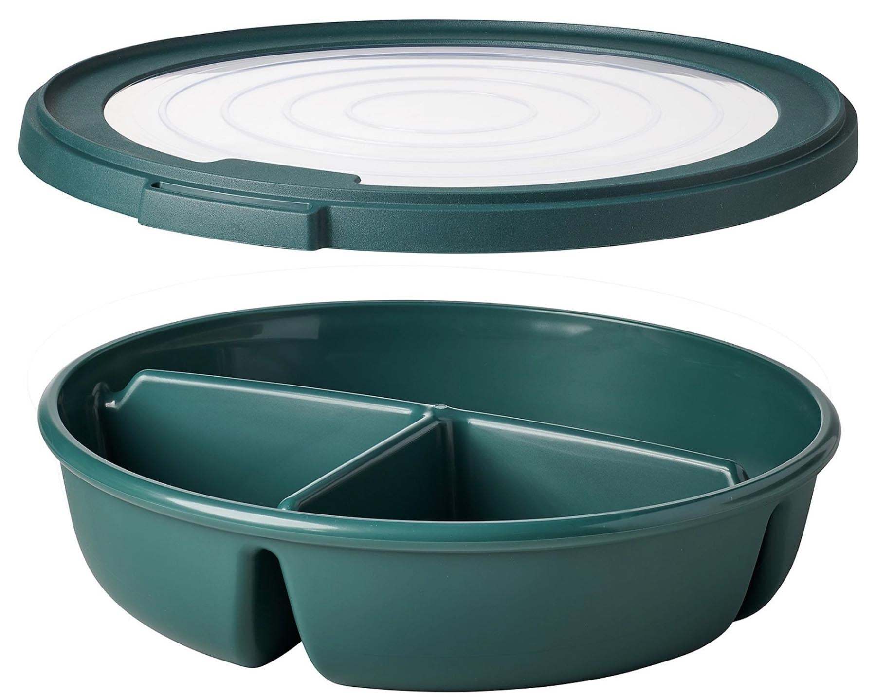 Praktische Mehrweg Essschale Trio Pro in nordic pine, ideal für unterwegs, vielseitig einsetzbar und umweltfreundlich.
