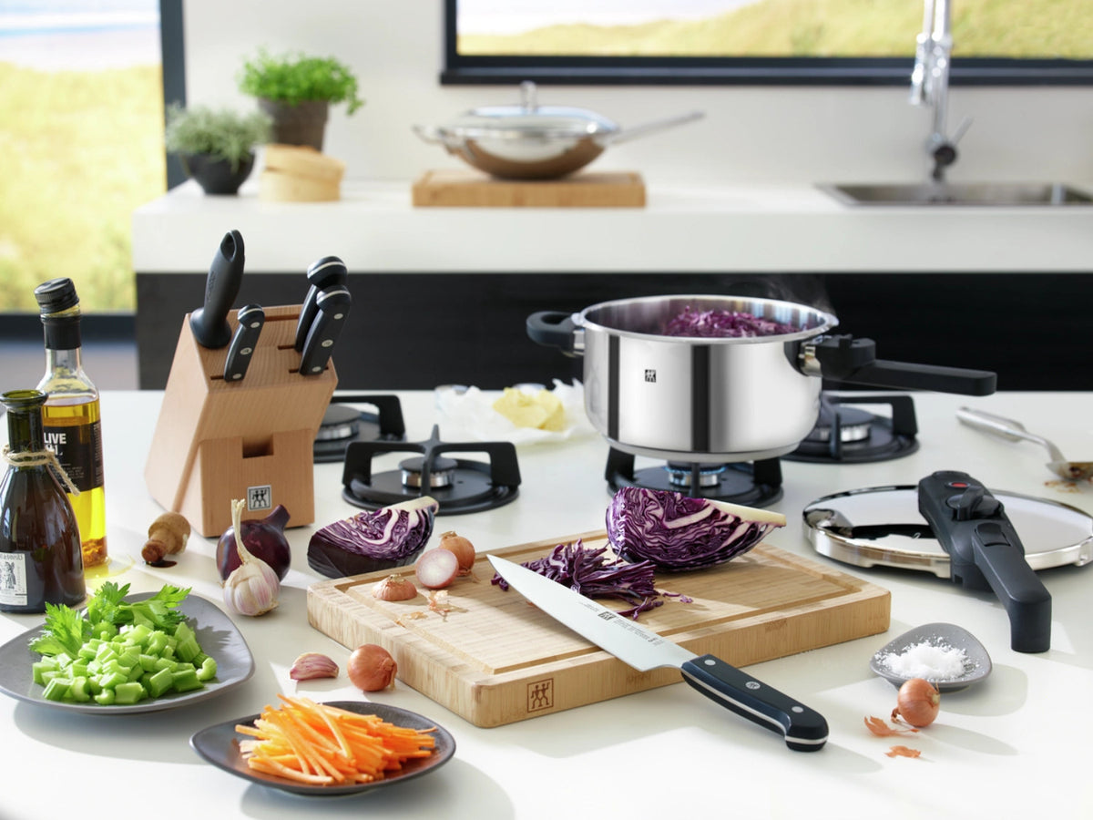 Ecoquick II Dampfkochtopf, 6l in Silber präsentiert im Onlineshop von KAQTU Design AG. ist von Zwilling Kitchen