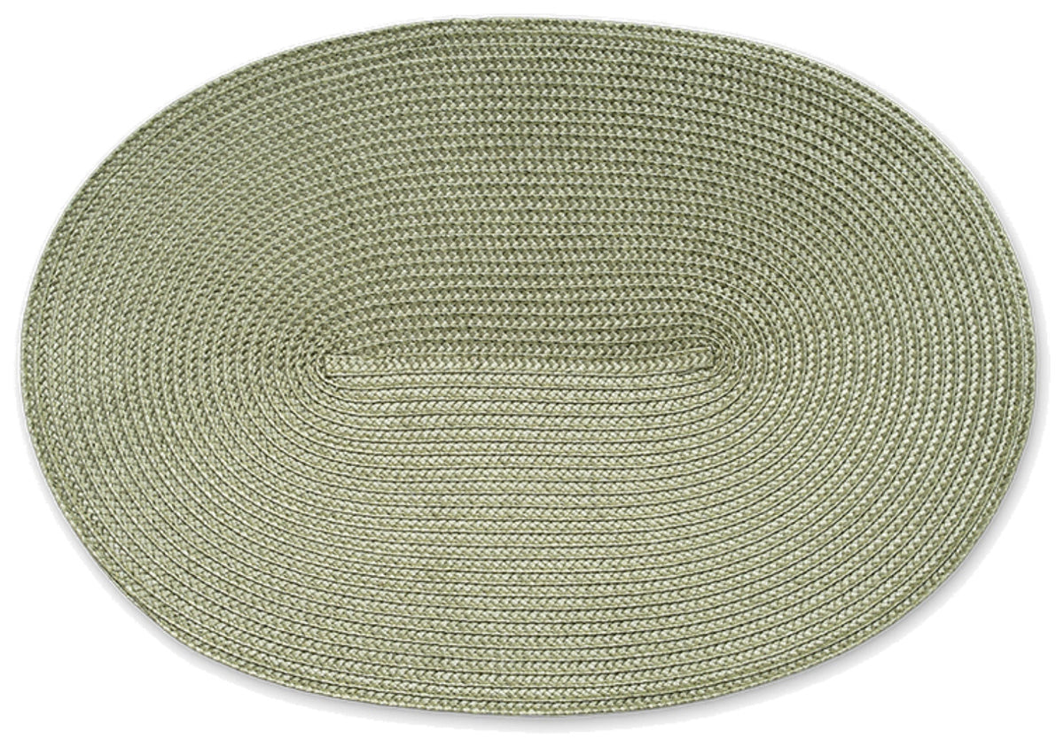 Tischset oval schilfgrün 45x31cm in Grün präsentiert im Onlineshop von KAQTU Design AG. Tischset ist von Continenta