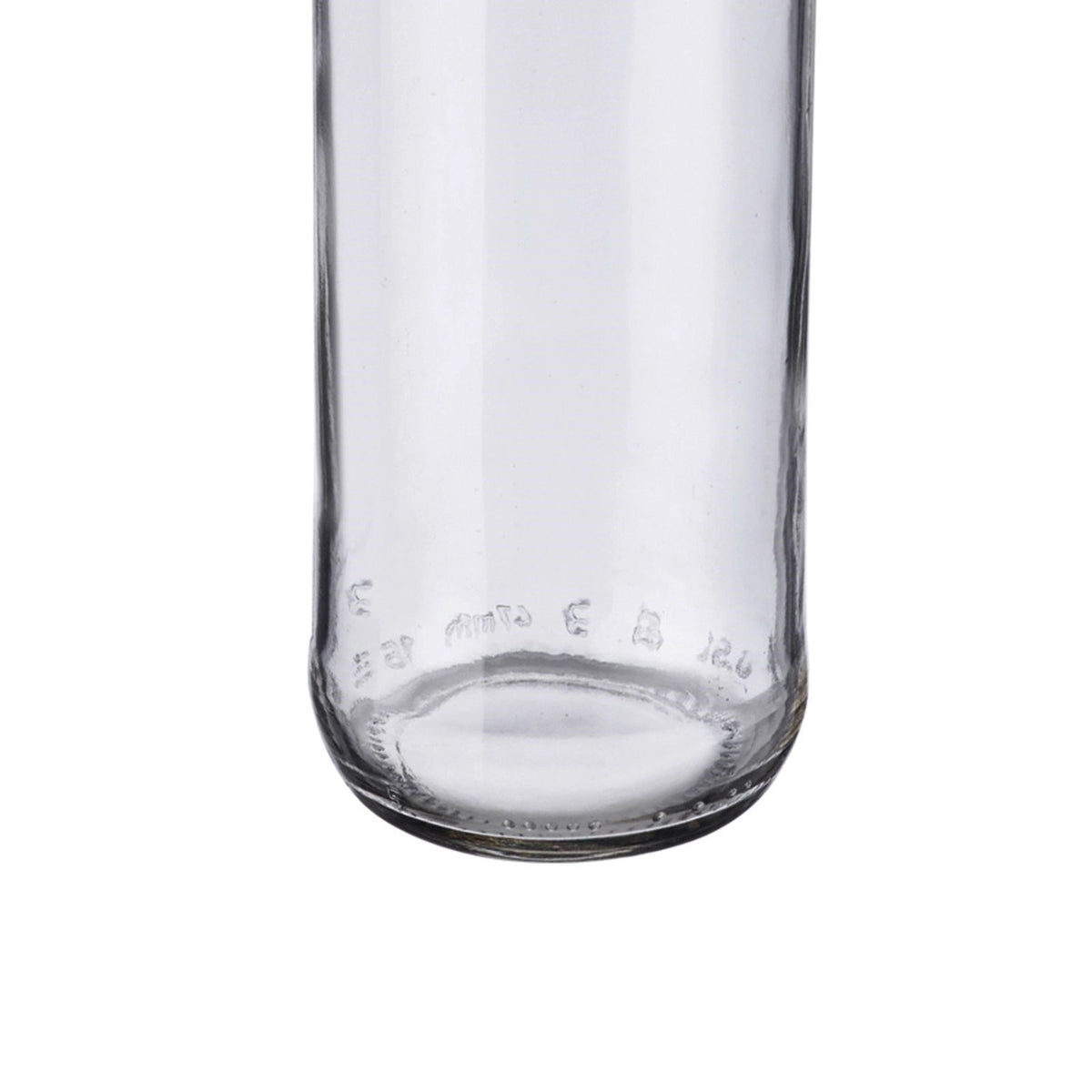 Gradhalsflasche 500ml, m. 28 mm Schraubdeckel in Transparent präsentiert im Onlineshop von KAQTU Design AG. Flasche ist von Westmark