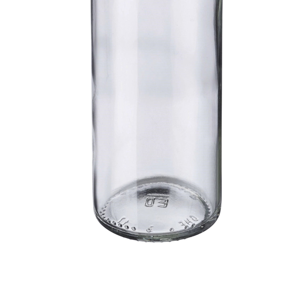Gradhalsflasche 250ml, m. 28 mm Schraubdeckel in Transparent präsentiert im Onlineshop von KAQTU Design AG. Aufbewahrungsbehälter ist von Westmark