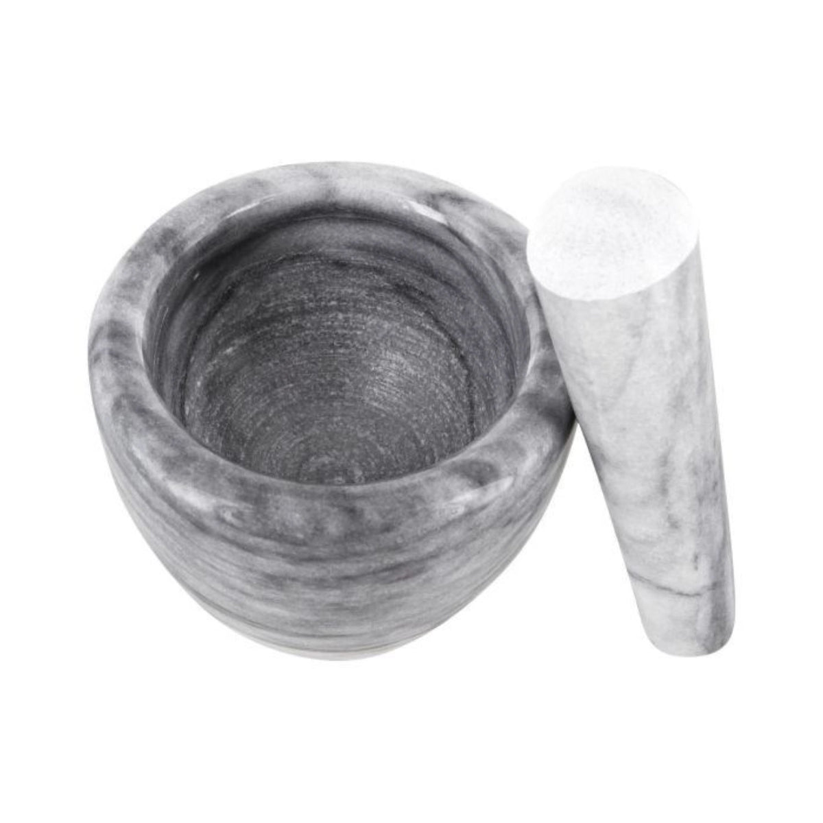 Mörser mit Stössel Marmor, D10cm in Silber präsentiert im Onlineshop von KAQTU Design AG. Küchenhelfer ist von Westmark