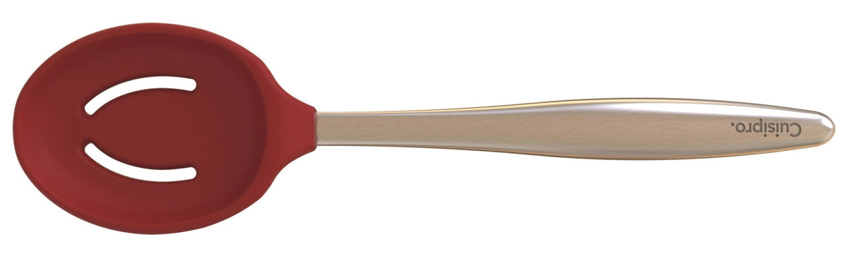 Piccolo Tools Mini Löffel geschlitzt, Rot in Rot präsentiert im Onlineshop von KAQTU Design AG. Küchenhelfer ist von Cuisipro