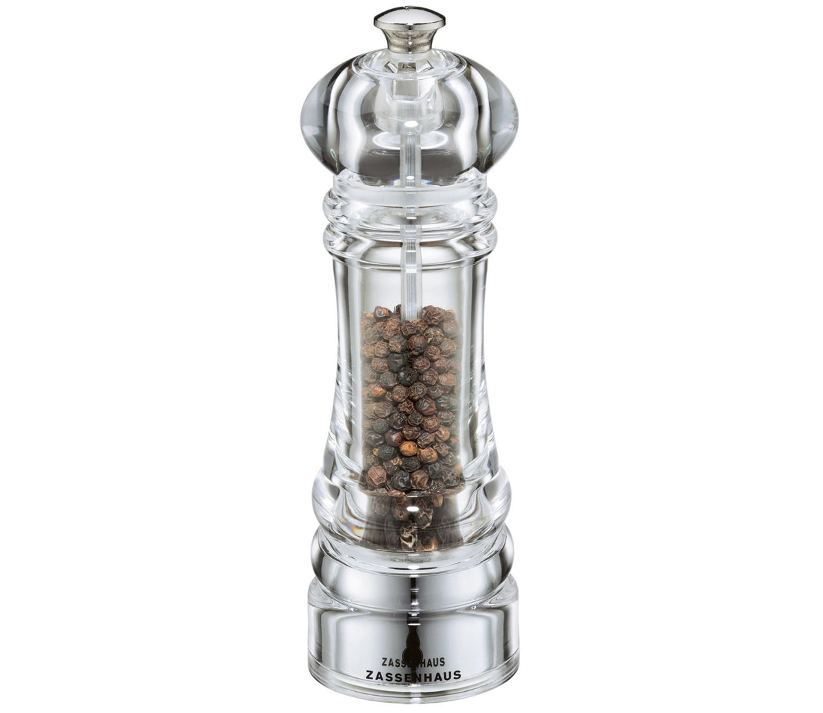 Pfeffermühle Berlin 18 cm transparent in Transparent präsentiert im Onlineshop von KAQTU Design AG. Küchenhelfer ist von Amefa
