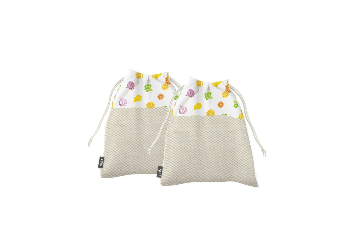2er Set Früchte- und Gemüsenetz Obst u. Gemüse S in Mehrfarbig präsentiert im Onlineshop von KAQTU Design AG. Küchenhelfer ist von Nuts Innovations