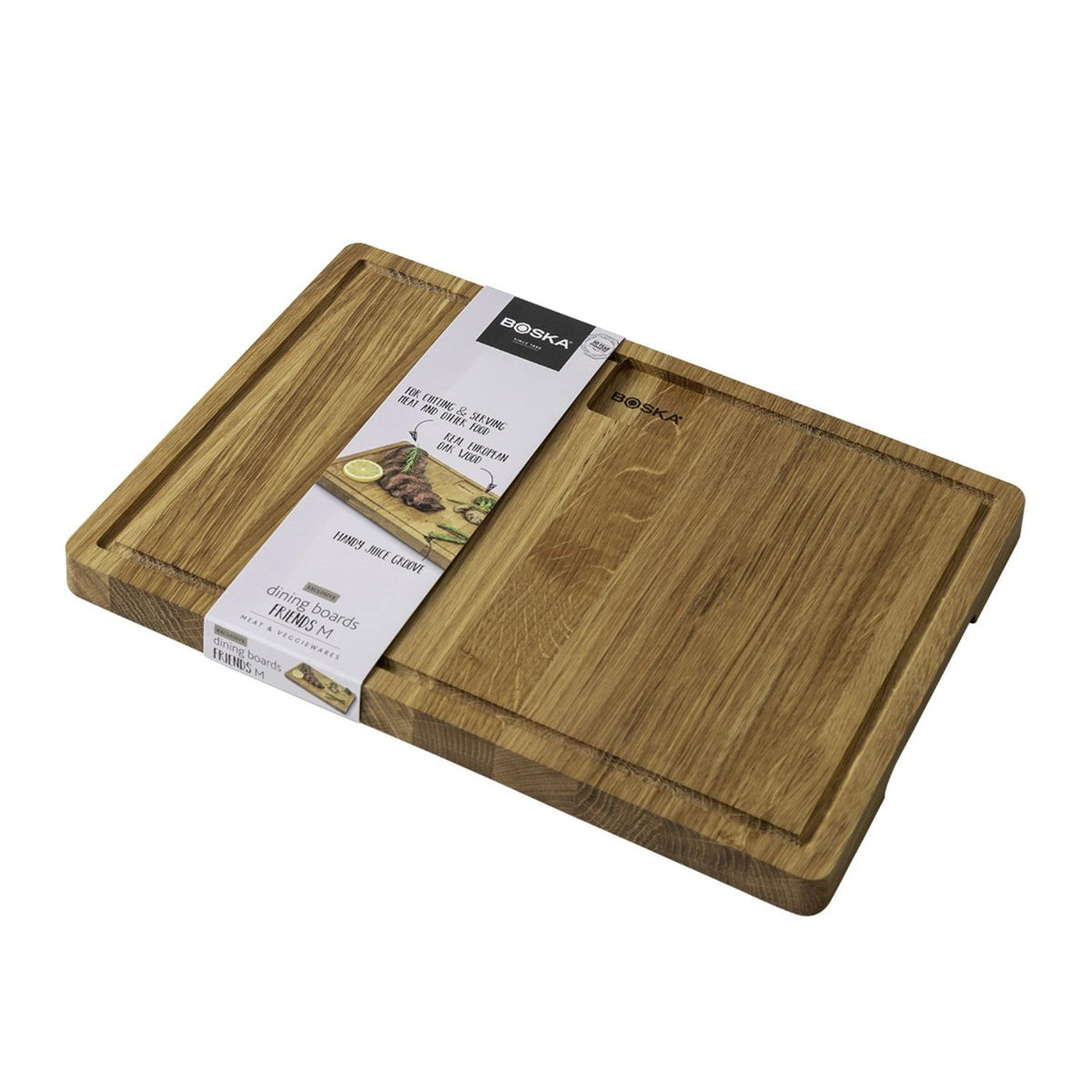 Dining Brett Friends M 33x23x2.2cm in Braun präsentiert im Onlineshop von KAQTU Design AG. Platte ist von Boska