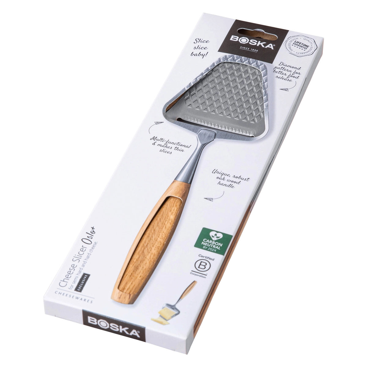 Käsehobel Oslo+ L:230xB:75xH:20mm in Braun präsentiert im Onlineshop von KAQTU Design AG. Käsezubehör ist von Boska