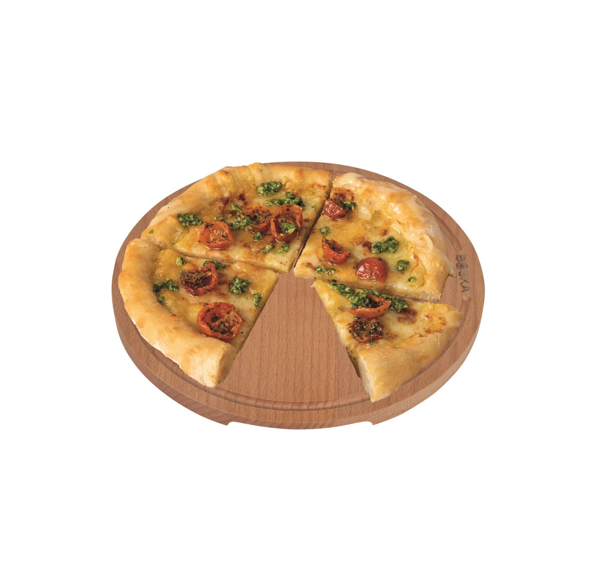 Pizzabrett Amigo M Ø29xH1.5cm in Braun präsentiert im Onlineshop von KAQTU Design AG. Pizza ist von Boska