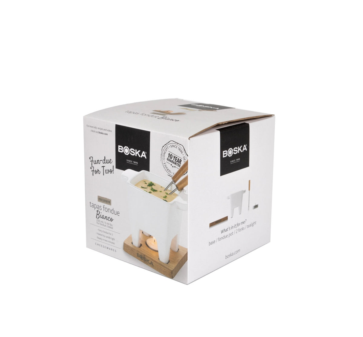 Tapas Fondue Bianco 200ml in Weiss präsentiert im Onlineshop von KAQTU Design AG. Fondue/Raclette ist von Boska