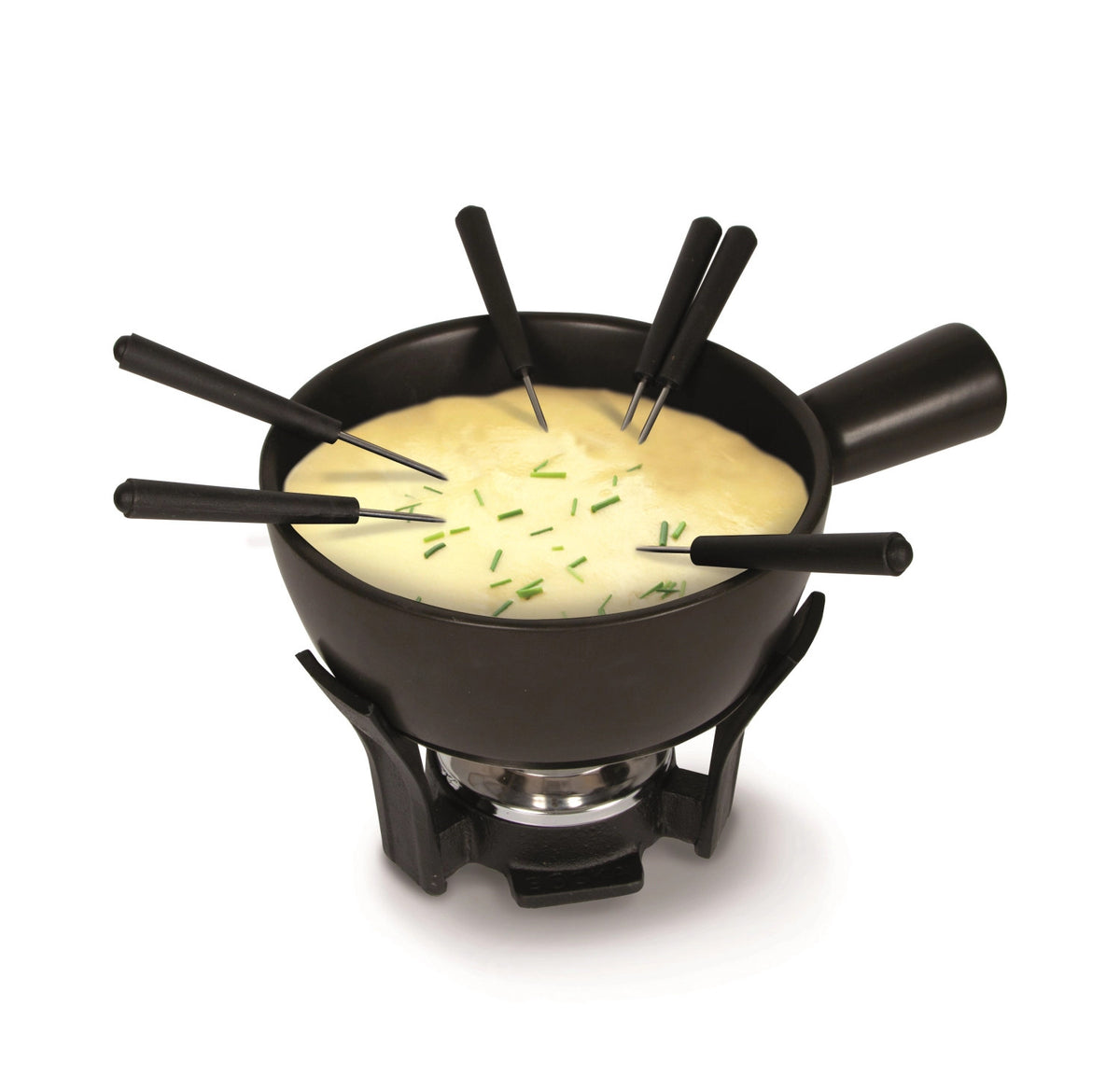 Fondue-Set Nero, 1.3L in Schwarz präsentiert im Onlineshop von KAQTU Design AG. Fondue/Raclette ist von Boska