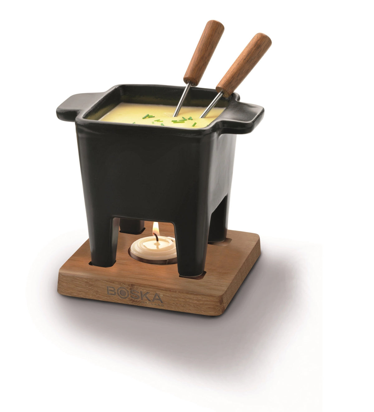 Tapas Fondue Nero 200ml in Schwarz präsentiert im Onlineshop von KAQTU Design AG. Fondue/Raclette ist von Boska