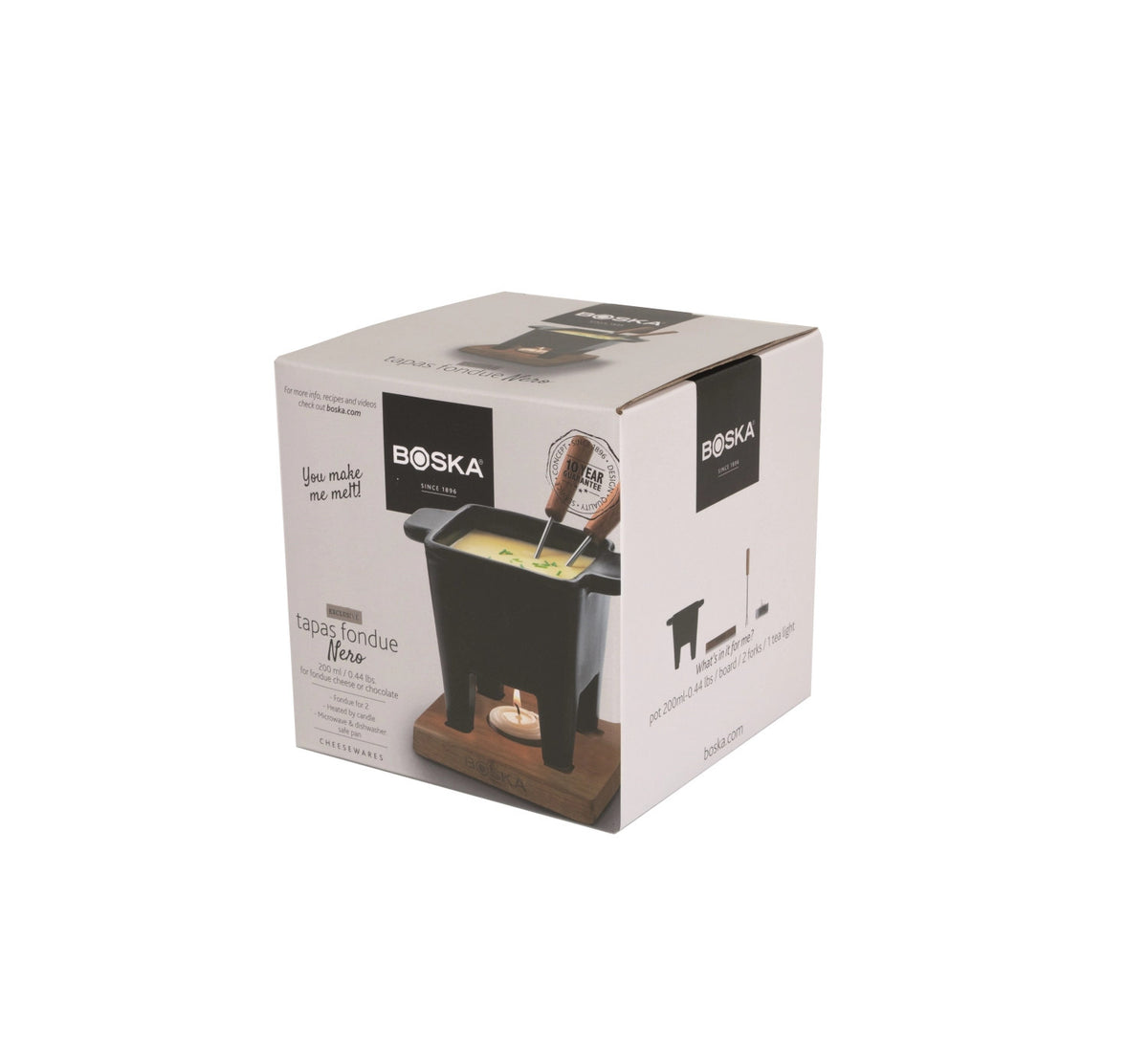 Tapas Fondue Nero 200ml in Schwarz präsentiert im Onlineshop von KAQTU Design AG. Fondue/Raclette ist von Boska