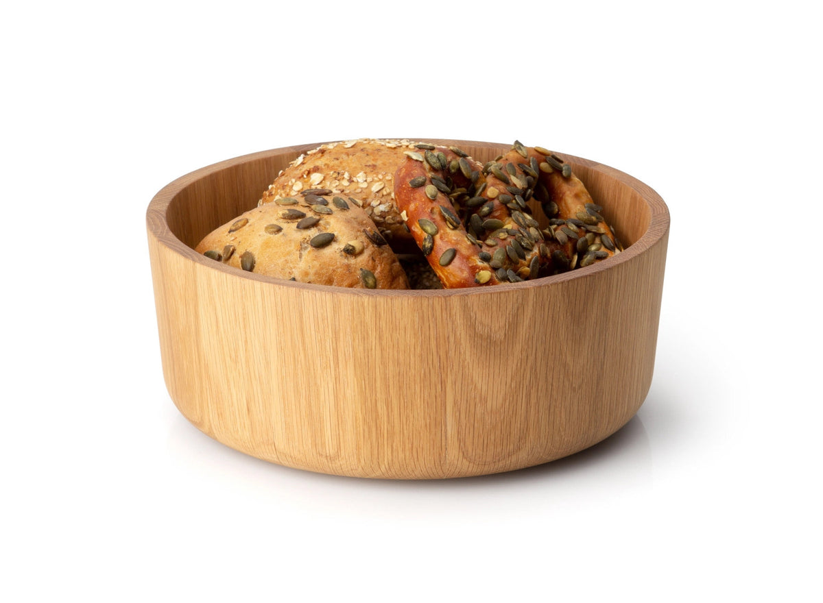 Eiche Schüssel, 26x10.3cm in Braun präsentiert im Onlineshop von KAQTU Design AG. Schüssel ist von Continenta