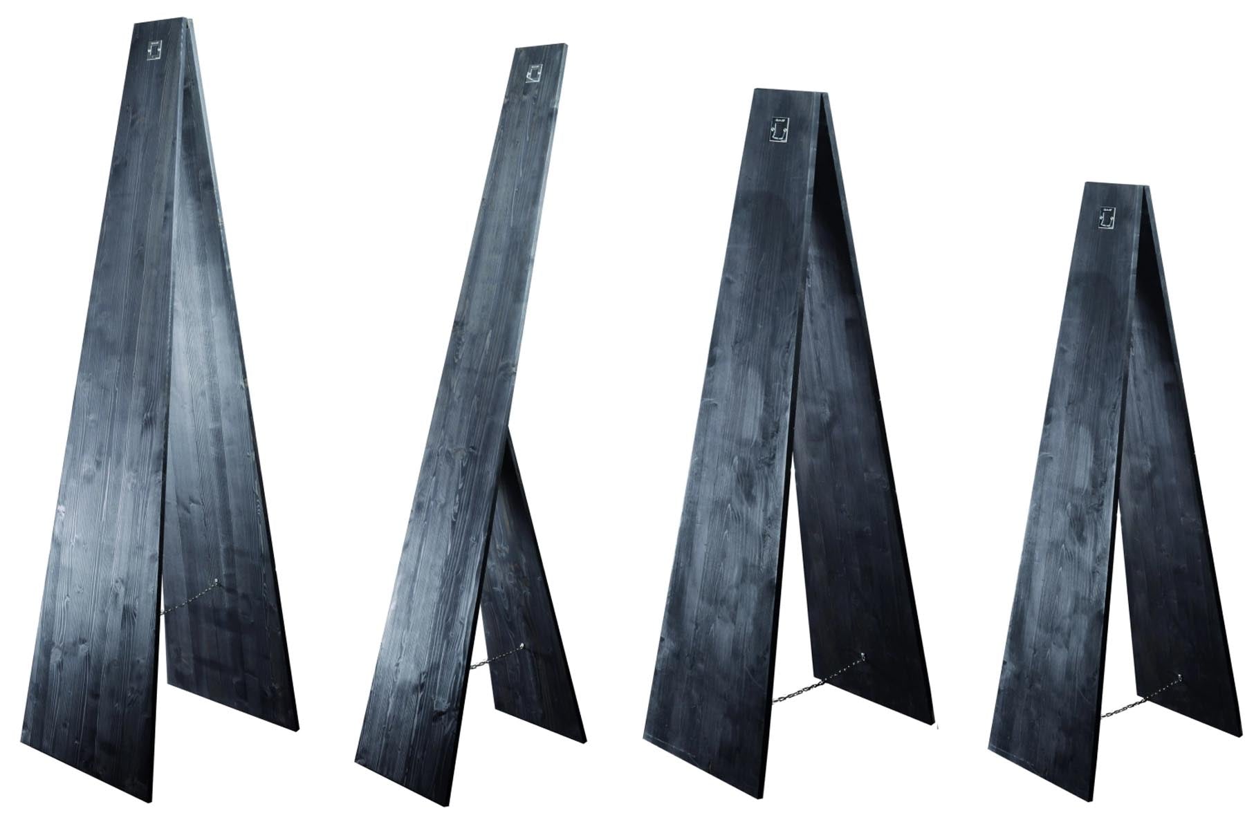 Eleganter Holzständer (35x165cm) für KL SH Tafeln, ideal für kreative Küchenpräsentationen und stilvolle Dekoration von Dag Style.