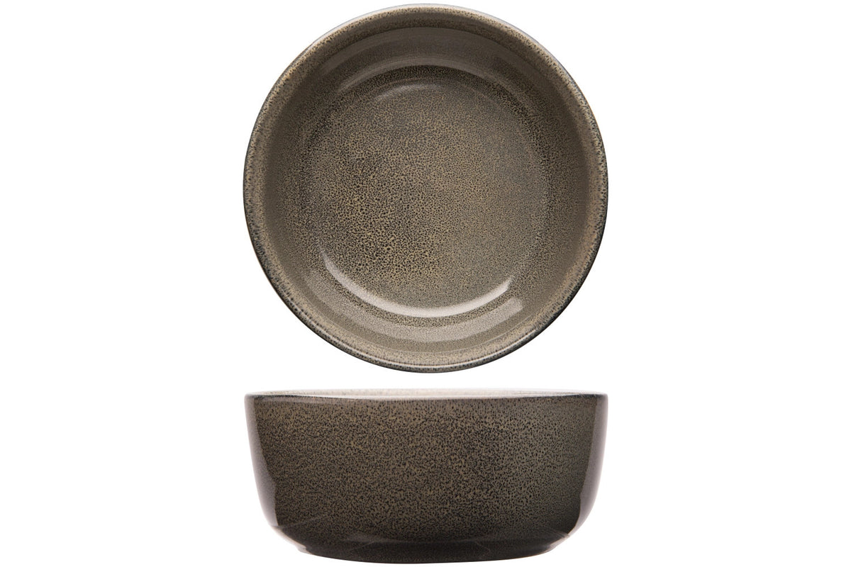 Ceylon Green Schüssel D15x6.3cm in Grün präsentiert im Onlineshop von KAQTU Design AG. Schalen ist von Cosy & Trendy