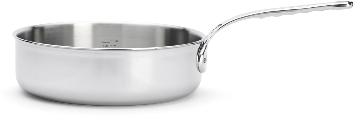 Affinity Sauteuse gerade Ø 28cm in Silber präsentiert im Onlineshop von KAQTU Design AG. ist von de Buyer