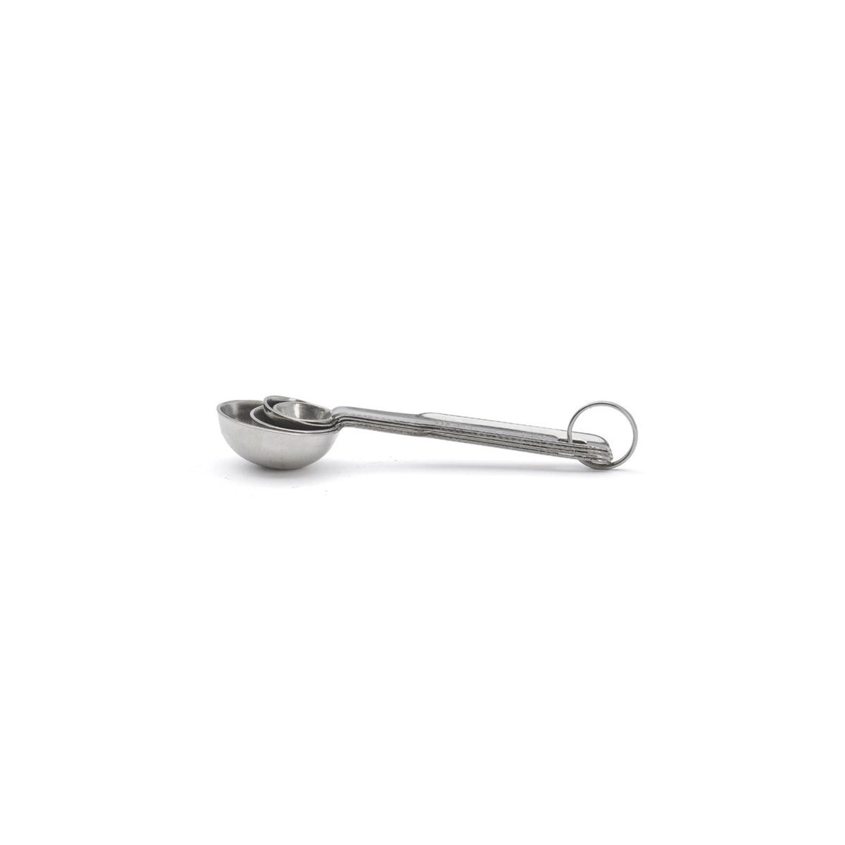 Messlöffel-Set 4-tlg. 1ml/2.5ml/5ml/15ml in Silber präsentiert im Onlineshop von KAQTU Design AG. Löffel ist von de Buyer