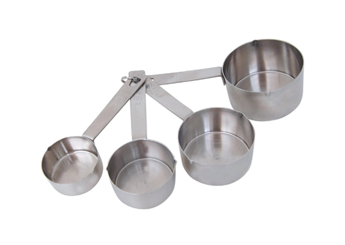 Messbecher-Set 4-tlg. 60/80/125/250ml in Silber präsentiert im Onlineshop von KAQTU Design AG. Küchenhelfer ist von de Buyer